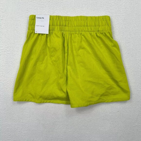Nike Dri-Fit Girls Shorts Youth High Rise Knit Green, Size M - Picture 1 of 2